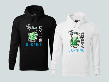 Худі з друком "Банка антидрон Україна" 1-h00093 фото