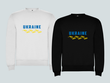 Світшот з друком "Колоски, Ukraine колір" 1-s00076-2 фото