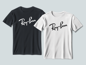 Футболка з друком "Ray Ban" h-40018 фото