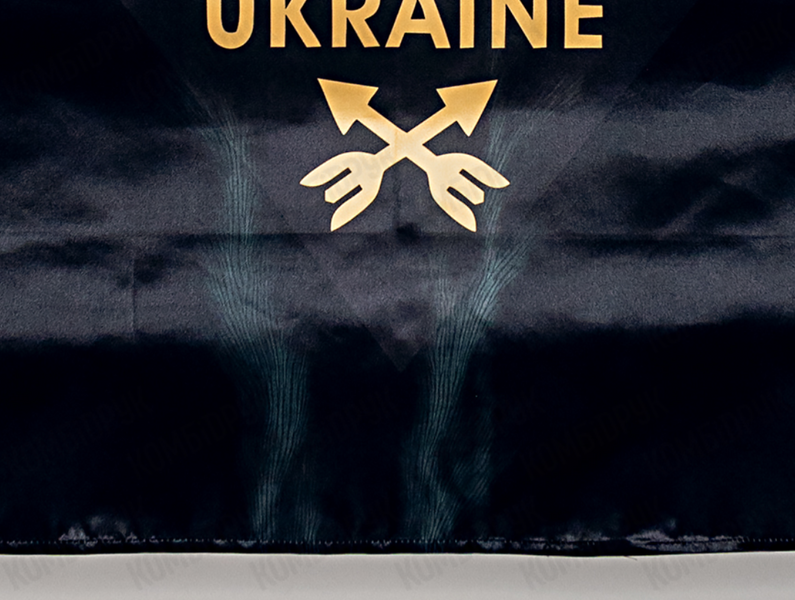 Прапор УПА "OPFOR UKRAINE" (розводи) ycinka-00028 фото