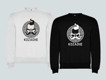 Світшот з друком "Kozache лице на круглому грецькому знаку" 1-s00138 фото