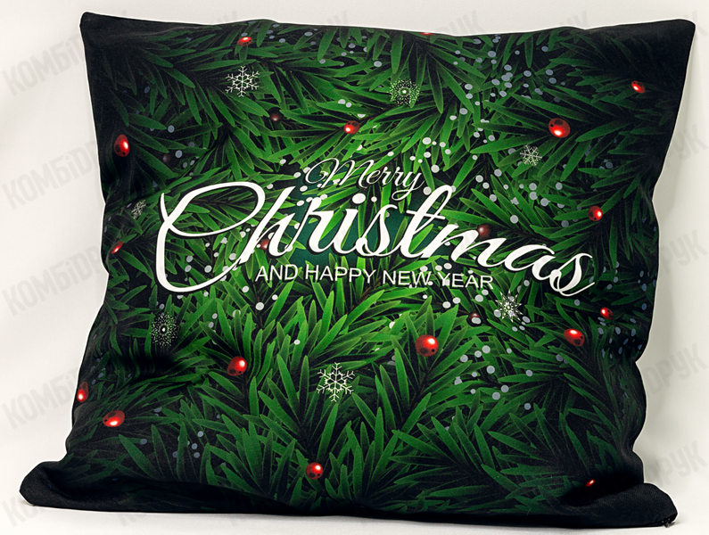 Подушка з друком "Merry Christmas" podyshka_007 фото